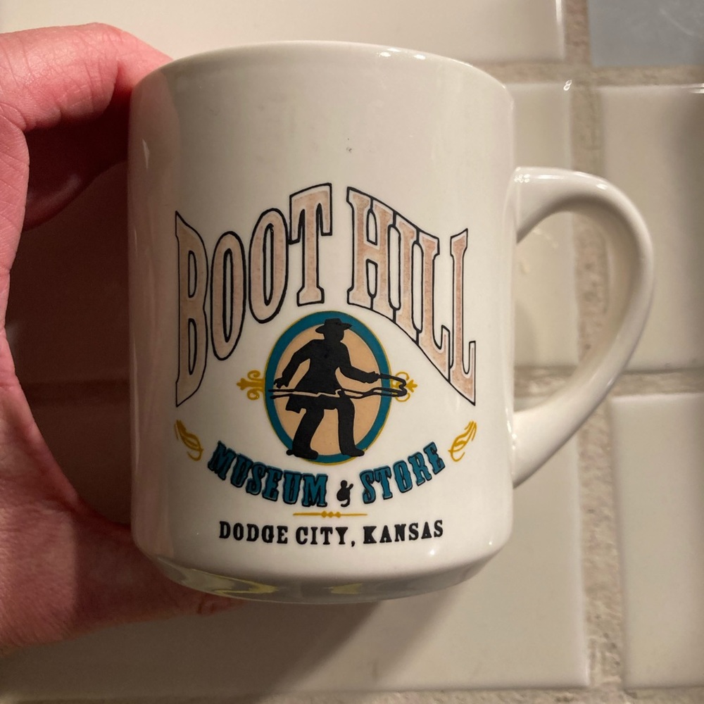 Vintage Boot Hill coffee cup